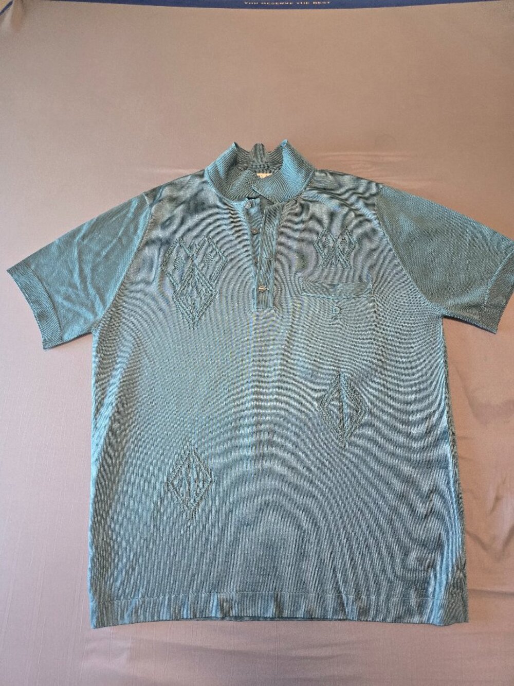 Montagut Paris Vintage Men's Knit Polo Shirt Made in France Size M